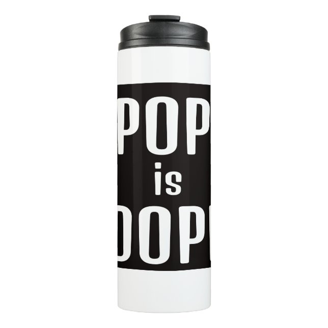 DA Pope is Dope Thermal Tumbler Thermosbecher (Vorderseite)