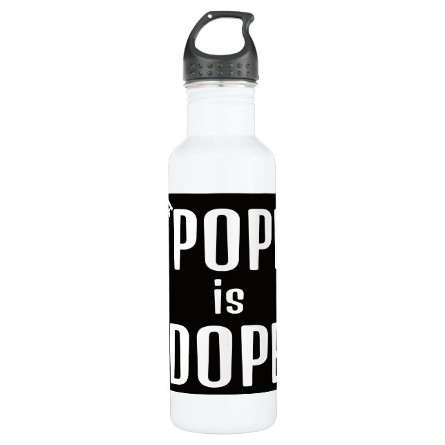 DA Pope is Dope Water Bottle Edelstahlflasche (Vorderseite)