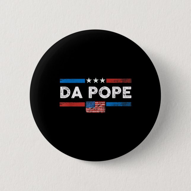 Da Pope Kardinal Robert Prevost Pope Leo Xiv 2025 Button (Vorderseite)