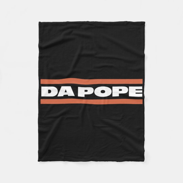 Da Pope Leo Fleecedecke (Vorderseite)