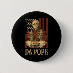 Da Pope Leo Xiv Neuer Papst Funny Spaß Männer Frau Button