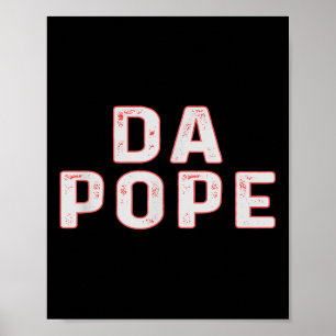 Da Pope Vintage Lustig Chicago Stolz Amerikanische Poster