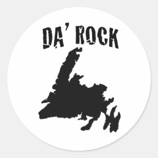 DA' ROCK RUNDER AUFKLEBER