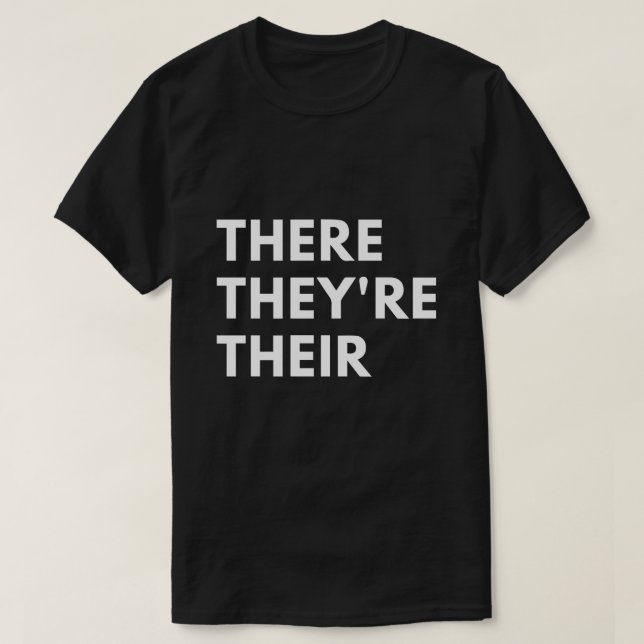 Da sind sie T-Shirt (Design vorne)