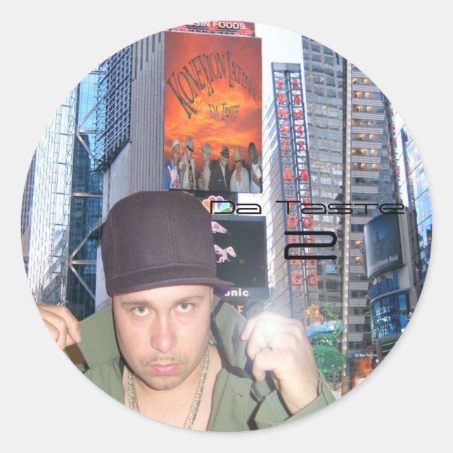 Da Taste 2 Round Stickers (Vorderseite)