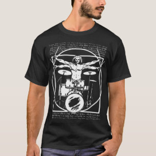 DA VINCI DRUMMER - VITRUVIANER, DER DIE DROGEN SPI T-Shirt