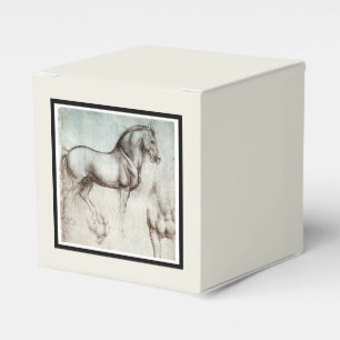 Da Vinci Horse Study Renaissance Sketch Kunst, Dic Geschenkschachtel