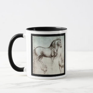 Da Vinci Horse Study Renaissance Sketch Kunst, Dic Tasse