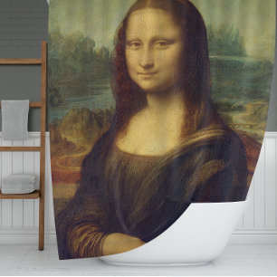 Da Vinci ist die Mona Lisa Duschvorhang