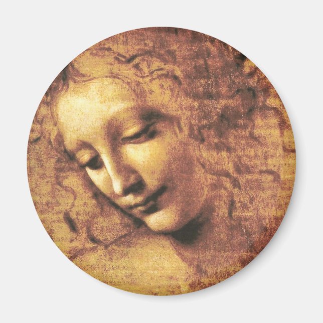 Da Vinci La Scapigliata Magnet (Vorne)