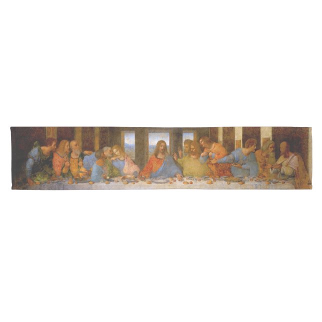 Da Vinci Last Supper Fine Art Classic Kurzer Tischläufer (Horizontal)