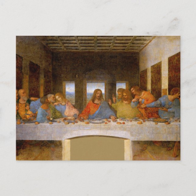 Da Vinci Last Supper Fine Art Classic Postkarte (Vorderseite)