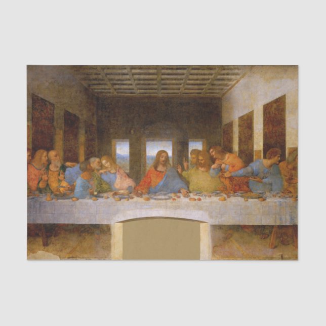 Da Vinci Last Supper Fine Art Classic Seidenpapier (Vorderseite)