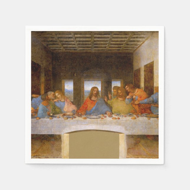 Da Vinci Last Supper Fine Art Classic Serviette (Vorderseite)