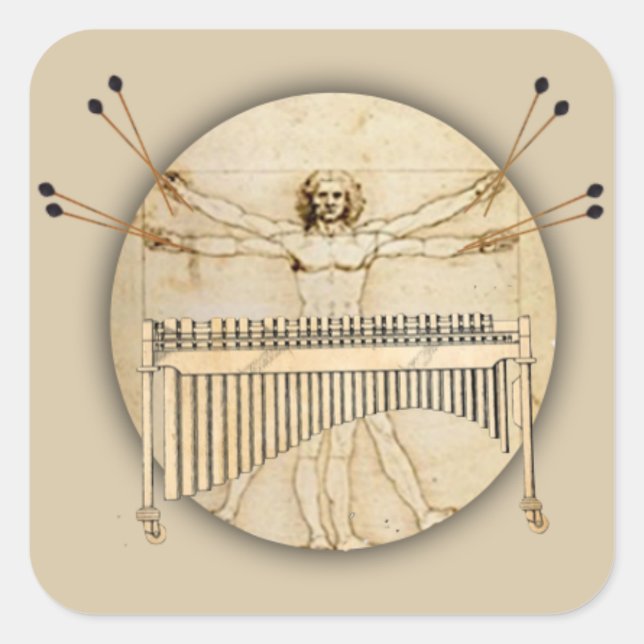 Da Vinci Mallet Sticker (Vorderseite)