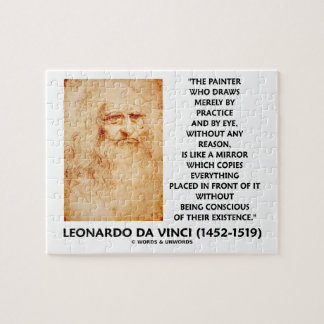 da Vinci Painter praktiziert Eye Reason Mirror Zit Puzzle