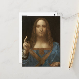 Da Vinci, Retter der Welt, Salvator Mundi Postkarte