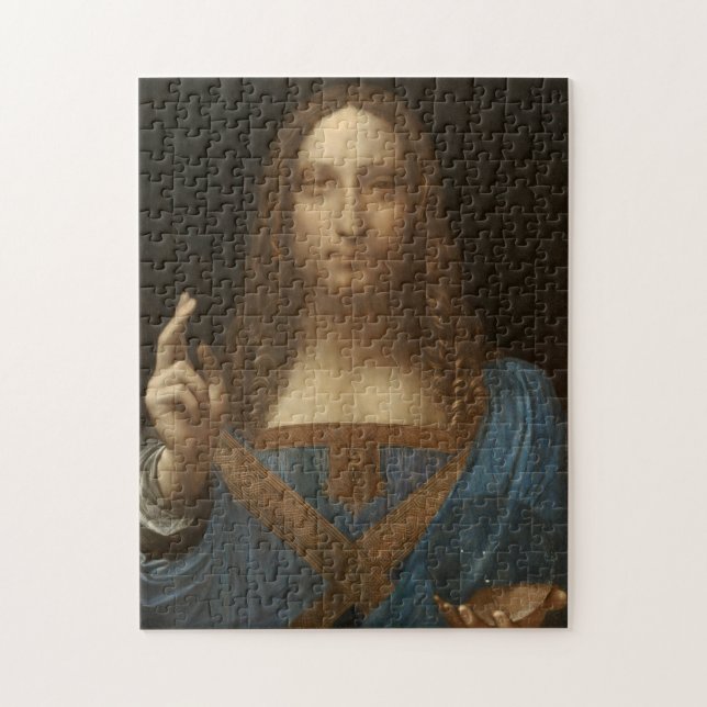 Da Vinci, Retter der Welt, Salvator Mundi Puzzle (Vertikal)