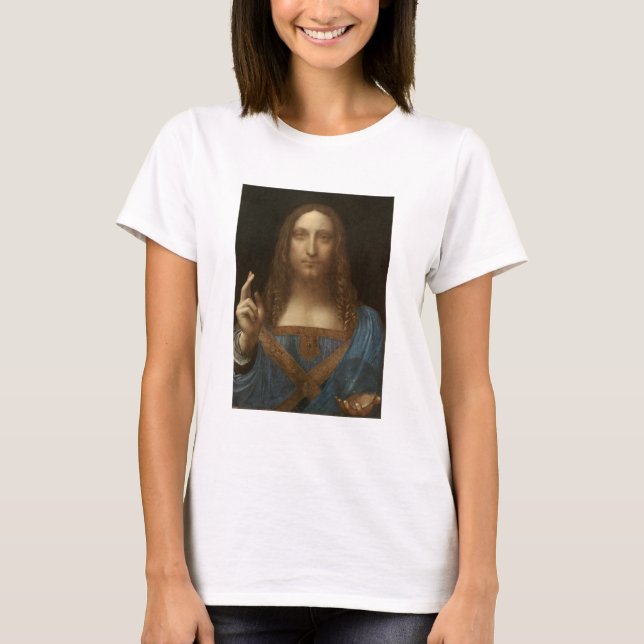 Da Vinci, Retter der Welt, Salvator Mundi T-Shirt (Vorderseite)