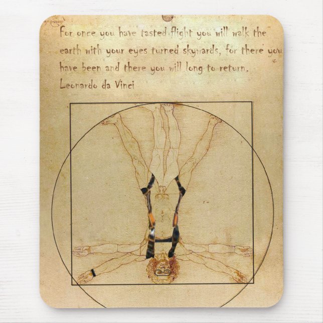 da Vinci Skydiving Mousepad (Vorne)