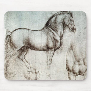 Da Vinci Study of a Horse Renaissance Kunst Mousepad