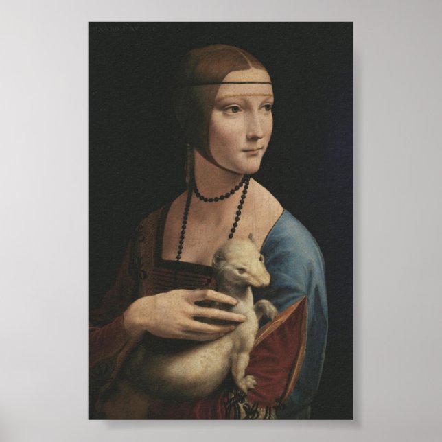 DA VINCI THE LADY WITH ERMINE POSTER (Vorne)