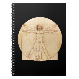 Da Vinci Vitruvian Man Notizblock