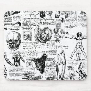 Da Vincis AnatomieSketchbook Mousepad