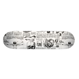 Da Vincis AnatomieSketchbook Skateboard