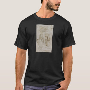 Da Vincis menschliche Herz-Anatomie-Skizzen T-Shirt