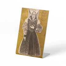 Da Vinci's Pedestal-Zeichen, 4" x 6"