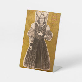 Da Vinci's Pedestal-Zeichen, 4" x 6" Sockelschild