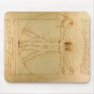Da Vincis Vitruvian Mann Mousepad