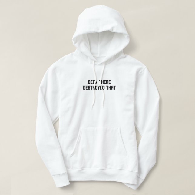 Da zerstört, dass hoodie (Design vorne)