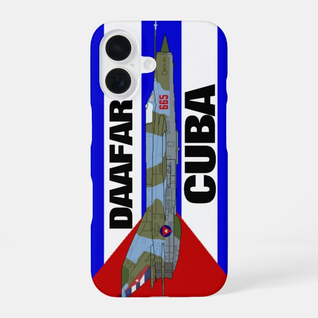 DAAFAR CUBA iPhone 16 HÜLLE (Rückseite)