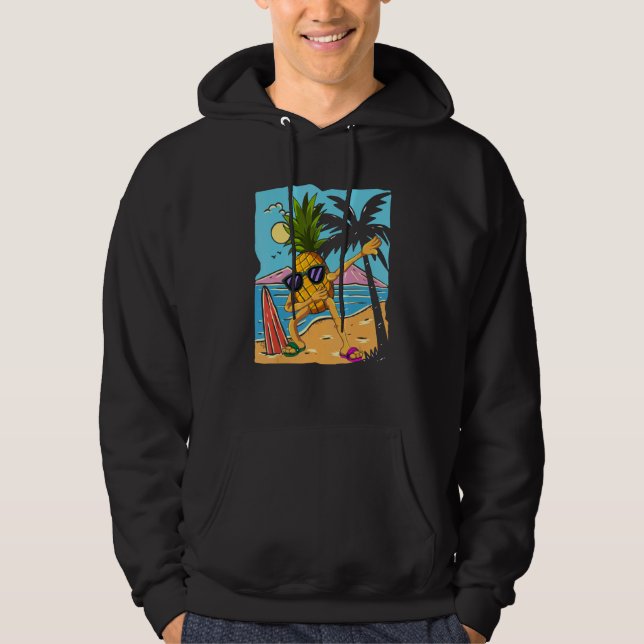 Dab Beach Fruit Tropical Summer Vacation Dabbing P Hoodie (Vorderseite)