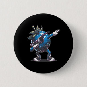 Dab Blueberry Dancing Dabbing Blueberry Frucht Button