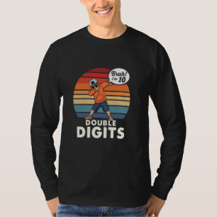 Dab Boy I'm Double Digits 10 Jahre alt Geburtstag T-Shirt