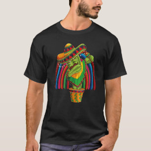 Dab Cactus Cinco De Mayo Mexican Fiesta Boy Kids T-Shirt