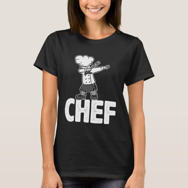 Dab Dabbing Chef Cooking Guru  Cook Retro Culinary T-Shirt (Vorderseite)