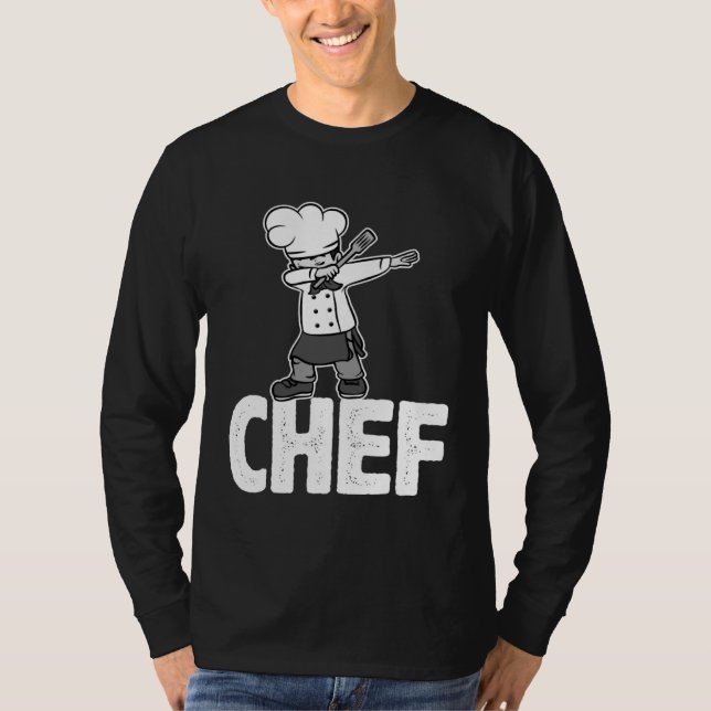 Dab Dabbing Chef Cooking Guru  Cook Retro Culinary T-Shirt (Vorderseite)