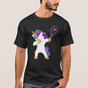 Dab Dabbing Unicorn Tennis Bekleidung Unicor T-Shirt