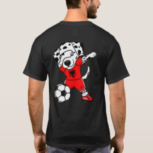Dab Dalmatiner Albanien Fußballfans Jersey Albania T-Shirt