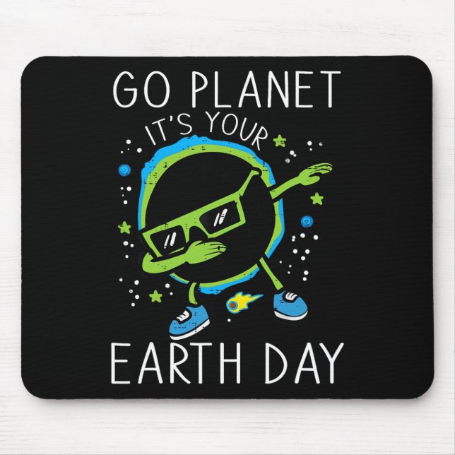Dab Earth Solar Eclipse Go Planet Ihre Erde D Mousepad (Vorne)