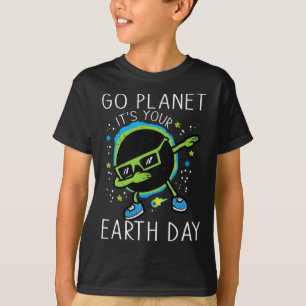 Dab Earth Solar Eclipse Go Planet Ihre Erde D T-Shirt