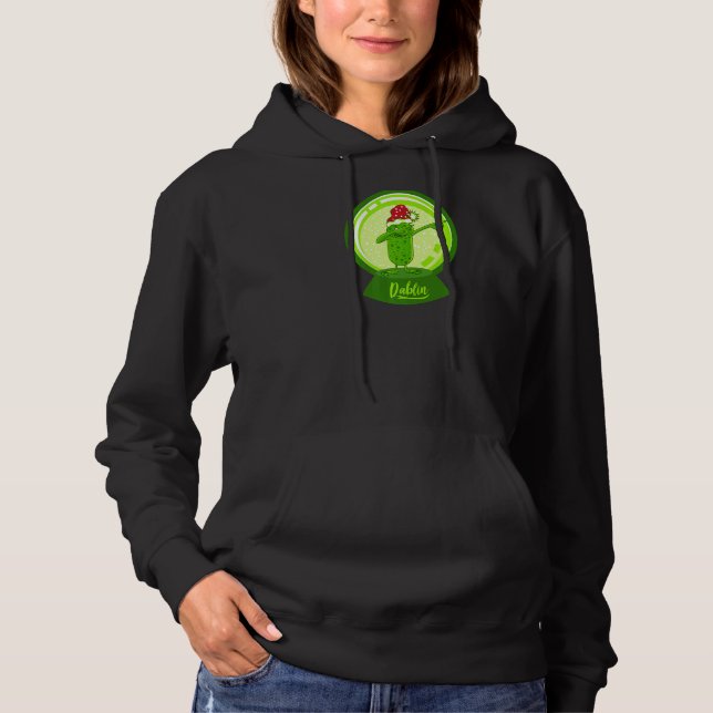 Dab Elf Goblin Snowball Snow Globe Dabbing Christm Hoodie (Vorderseite)