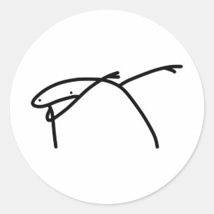 Dab Flork Runder Aufkleber