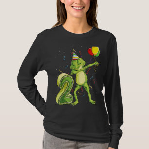 Dab Frog 2. Geburtstag 2 2 Jahre alter Tag T-Shirt