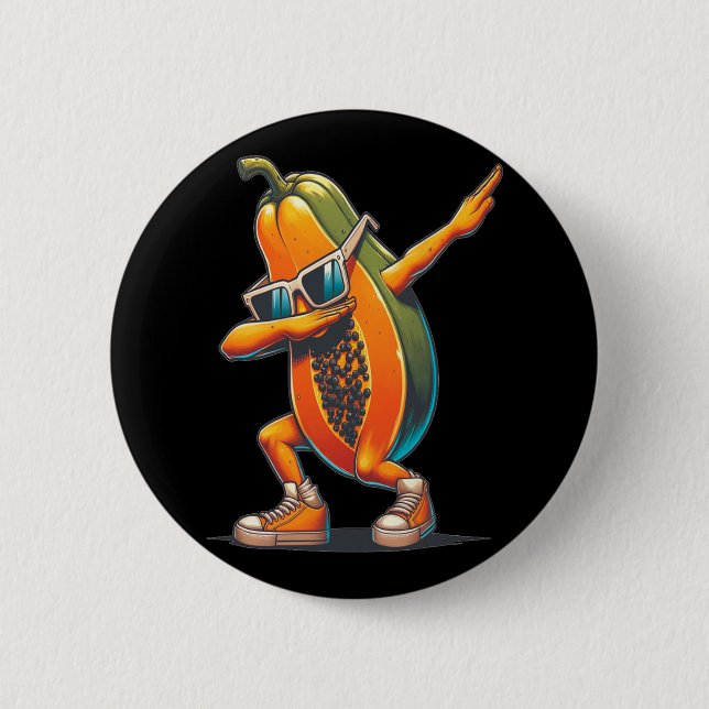 Dab Papaya Dancing Papaya Frucht mit Sungl Button (Vorderseite)