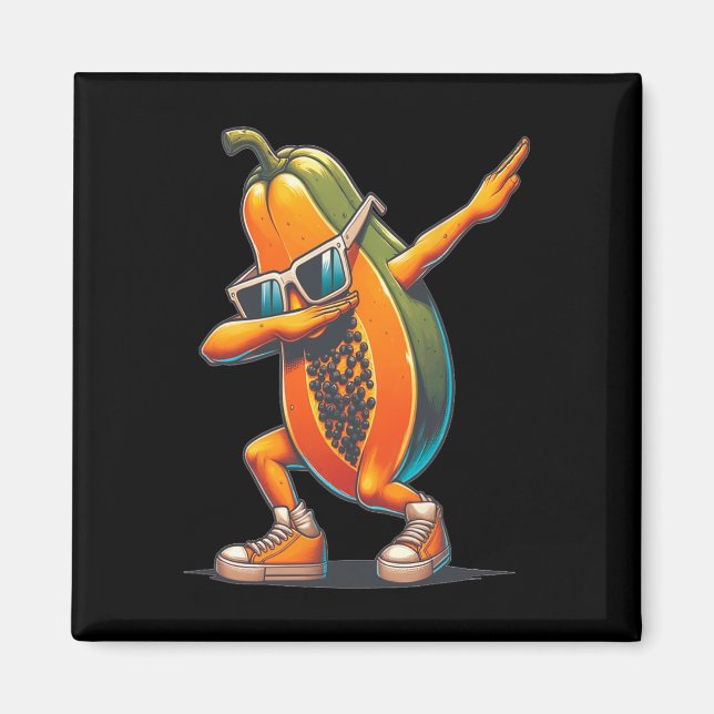 Dab Papaya Dancing Papaya Frucht mit Sungl Magnet (Vorne)